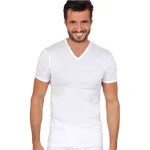  Egi Maglia da uomo scollo V In Filo Di Scozia Manica Corta cod 5322