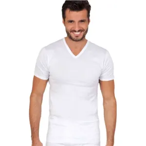  Egi Maglia da uomo scollo V In Filo Di Scozia Manica Corta cod 5322