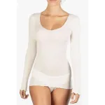 Egi Maglia Donna Manica Lunga Lana e Seta A costina cod. 1493